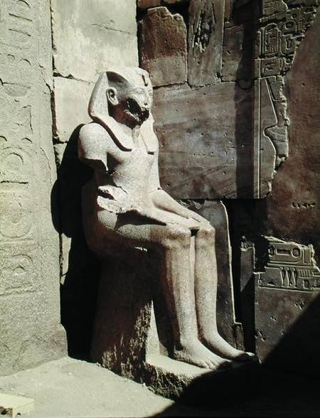 Statue of Tuthmosis III (c.1490-39 BC) New Kingdom od Egyptian