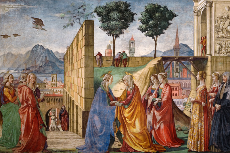 Visitation od  (eigentl. Domenico Tommaso Bigordi) Ghirlandaio Domenico
