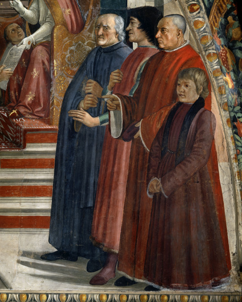 Lorenzo Medici a.o. od  (eigentl. Domenico Tommaso Bigordi) Ghirlandaio Domenico