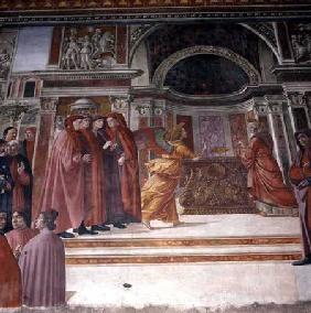 The Angel appearing to St. Zacharias in the Temple