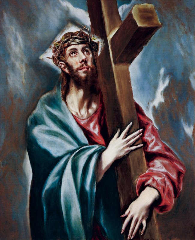 Cross load-bearing Christ I od (eigentl. Dominikos Theotokopulos) Greco, El