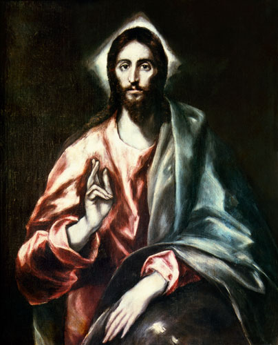 Christ the Redeemer, Apostolado panel od (eigentl. Dominikos Theotokopulos) Greco, El