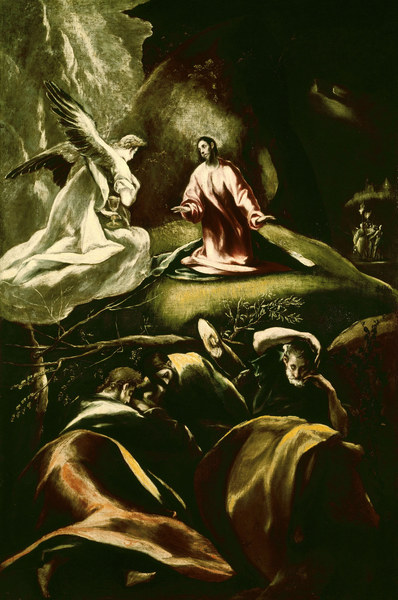 Christ on the Mount of Olives od (eigentl. Dominikos Theotokopulos) Greco, El