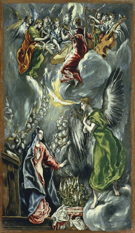 The Annunciation od (eigentl. Dominikos Theotokopulos) Greco, El