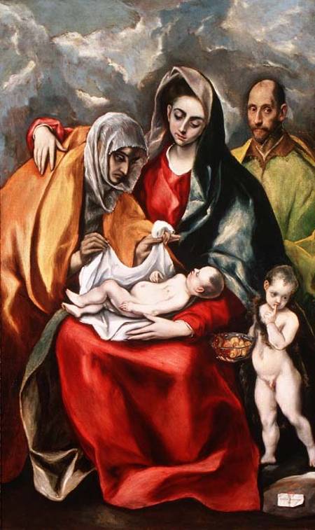 The Holy Family with St.Elizabeth od (eigentl. Dominikos Theotokopulos) Greco, El