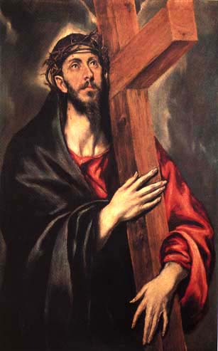 Cross carrying Christ od (eigentl. Dominikos Theotokopulos) Greco, El