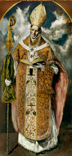 St. Ildefonso (607-667) od (eigentl. Dominikos Theotokopulos) Greco, El