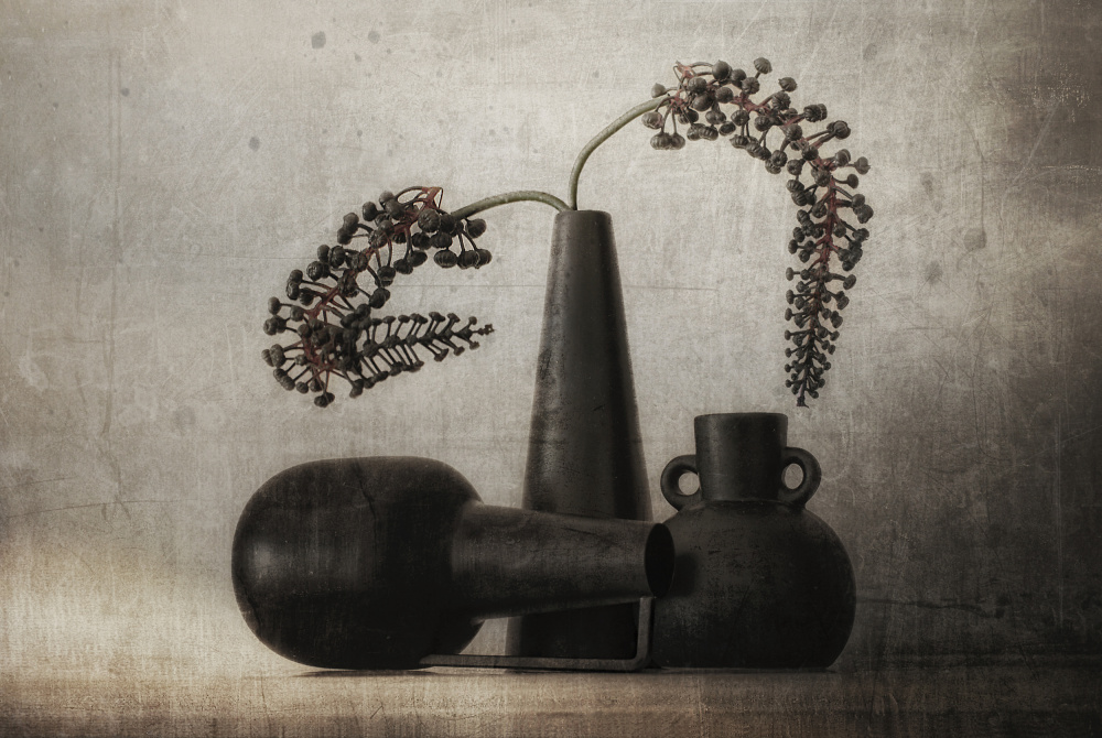 Black pots od Elena Arjona