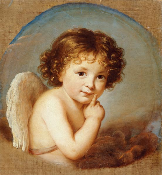 Cupid od Elisabeth Louise Vigee-Lebrun
