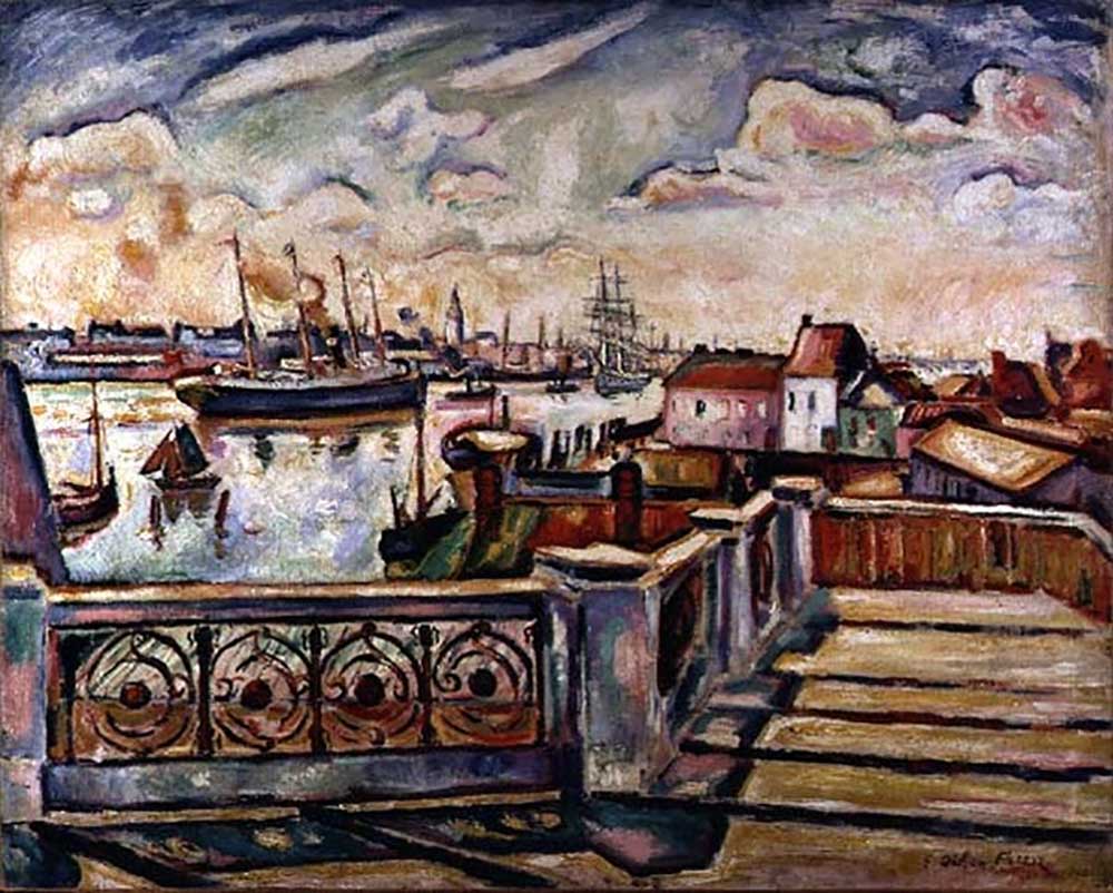 The Port of Antwerp, 1906 od Emile Othon Friesz