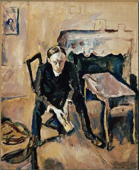 Portrait of Fernand Fleuret (1883-1945) writer and poete francais (Portrait of french writer Fernand