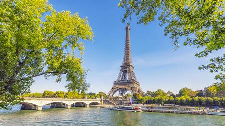 Eiffel Tower In Summer