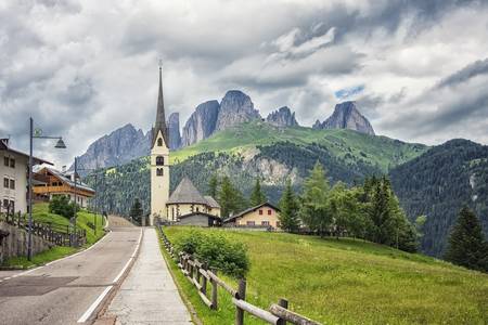 Village in the Dolomites