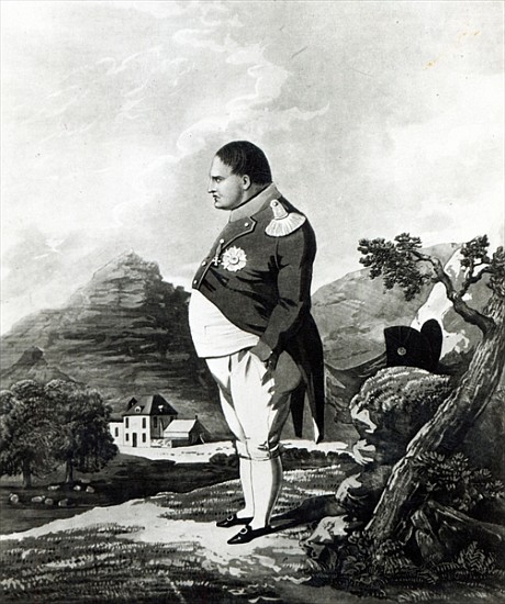 Napoleon on the island of St. Helena od English School