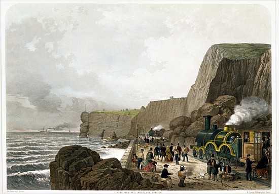 South Devon Railway: Landslip near the Parson and Clerk Rock, Dec. 29th 1852 od English School