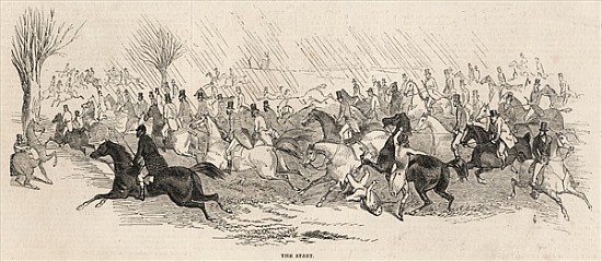 The Start, from ''The Illustrated London News'', 5th December 1846 od English School