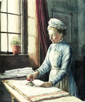 Laundry Maid, c.1880 od English School, (19th century)
