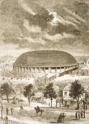 The Mormon Tabernacle, c.1870, from 'American Pictures', published by The Religious Tract Society, 1 od English School, (19th century)