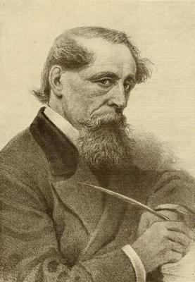 Charles Dickens (1812-70) (engraving)