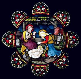 The Nativity (stained glass)