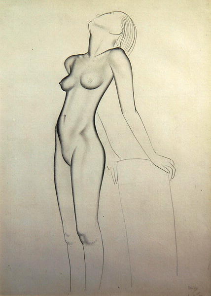 Nude, 1927 (pencil on paper)  od Eric Gill