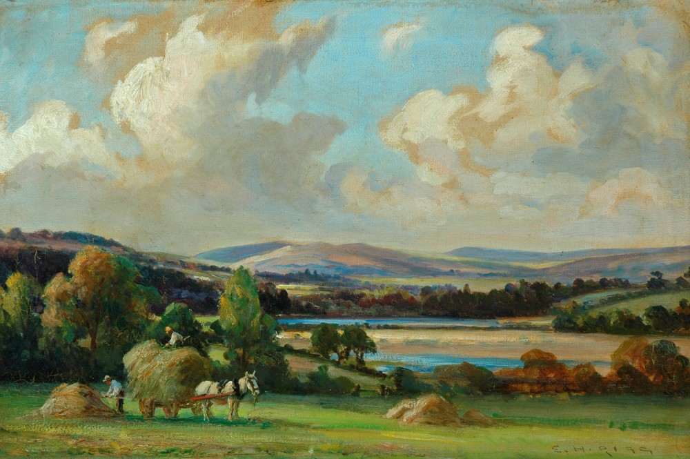 Haymaking in Yorkshire od Ernest Higgins Rigg