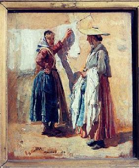 Washerwomen in Antibes