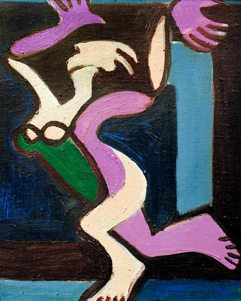 Dancing Nude od Ernst Ludwig Kirchner
