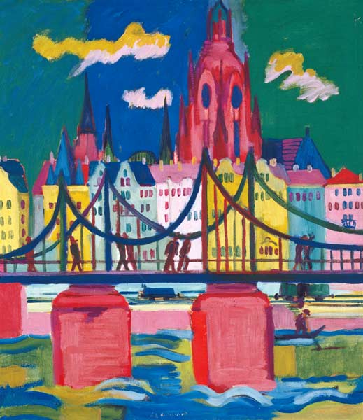 Frankfurter Dom od Ernst Ludwig Kirchner