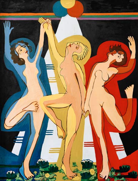 Farbentanz II od Ernst Ludwig Kirchner