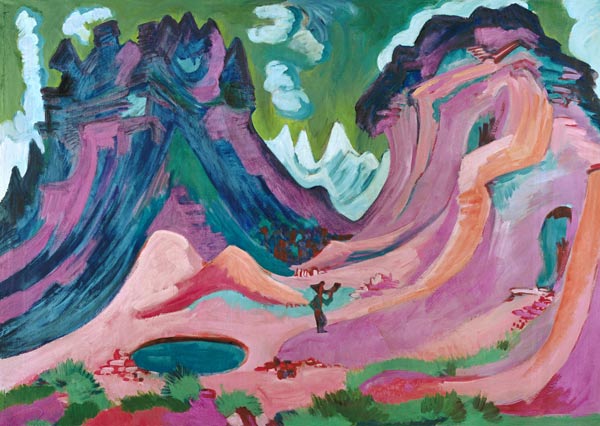 Amselfluh. od Ernst Ludwig Kirchner
