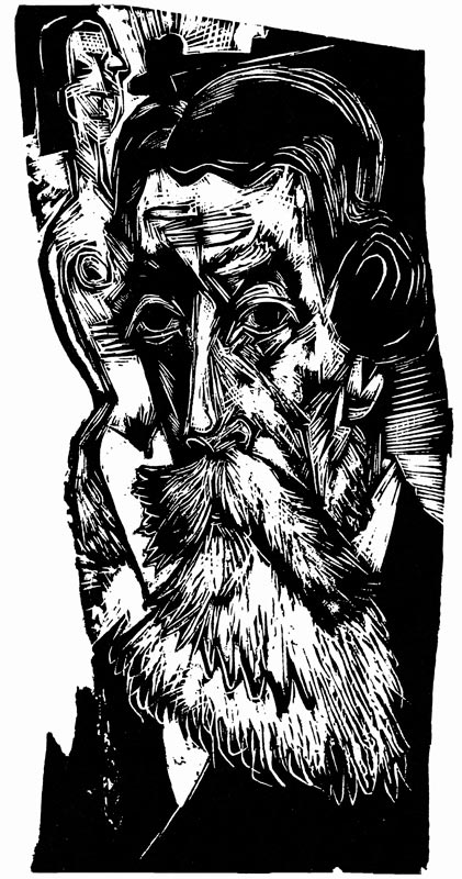 Portrait of Ludwig Schames od Ernst Ludwig Kirchner