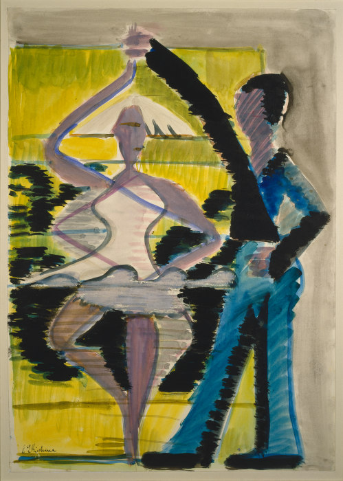 Pirouetting Dancer od Ernst Ludwig Kirchner