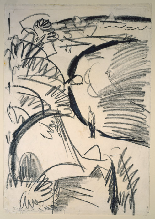 Fehmarnküste od Ernst Ludwig Kirchner