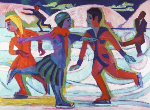 Skate runner od Ernst Ludwig Kirchner