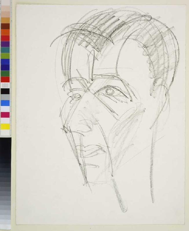 Selbstbildnis od Ernst Ludwig Kirchner