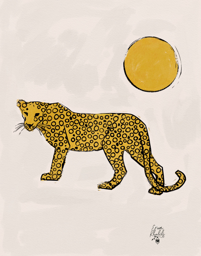 Leopard and Sun   Erum Khalili.png od Erum Khalili