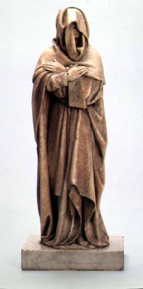 Mourner sculpture from the tomb of Duc Jean de Berry (1330-1416)