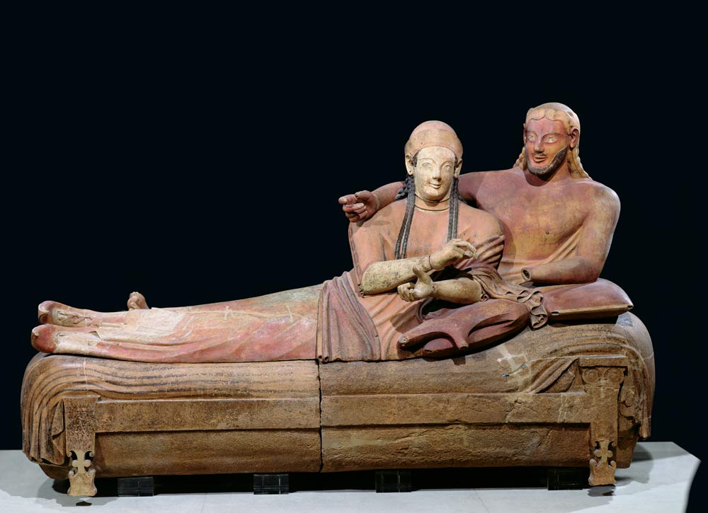 Sarcophagus of a married couple od Etruscan