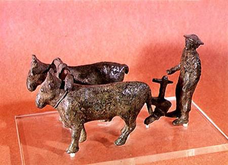 The Ploughman of Arezzo, from Cerveteri od Etruscan