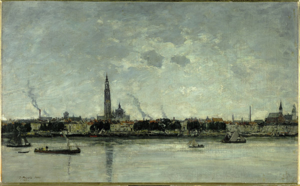 Antwerp od Eugène Boudin