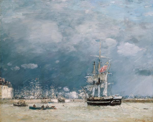 Evening, Le Havre od Eugène Boudin