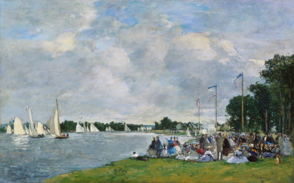 Regatta at Argenteuil od Eugène Boudin