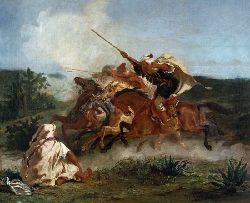 Fantasia arabe od Eugène Delacroix