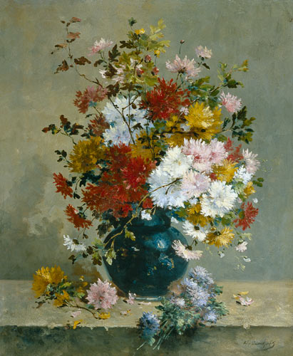 Blumenbouquet. od Eugene Henri Cauchois