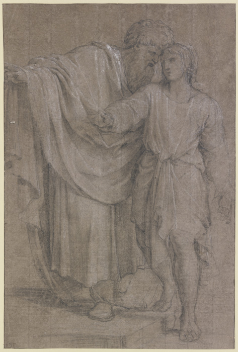 Jakob mit seinem Sohn Joseph od Eustache Le Sueur