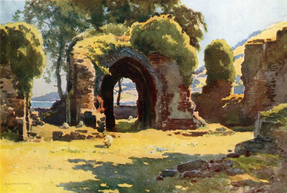 The Ruins of Lindores Abbey od E.W. Haslehust