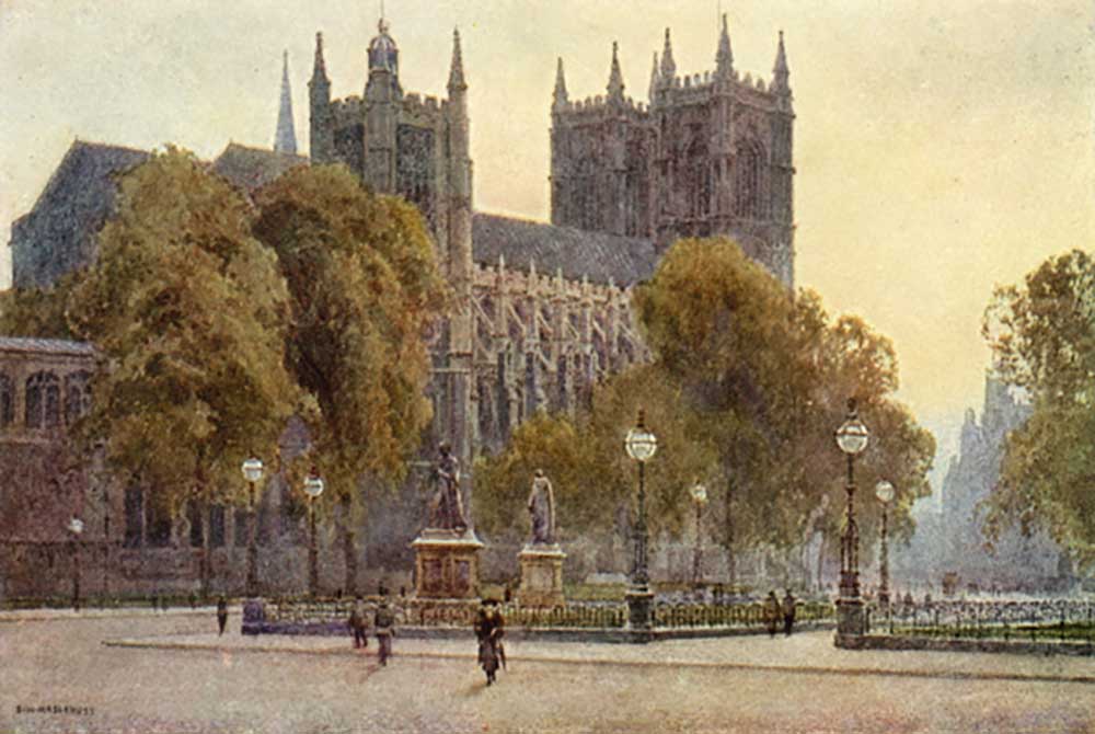 Westminster Abbey od E.W. Haslehust