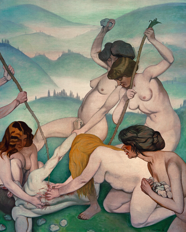 Valloton / Orpheus and the Maenads od Felix Vallotton