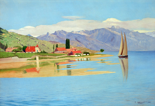 Přístav Pully od Felix Vallotton